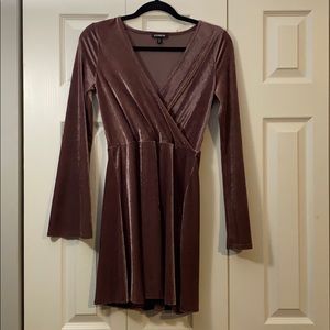 Pink Wide Sleeve Dress